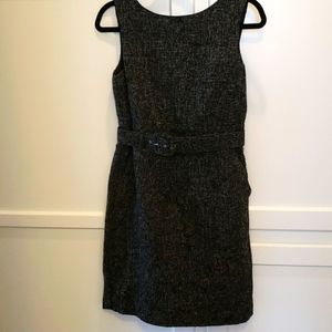 Banana Republic Grey tweed Shift Dress size 8P